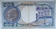 Portugalia 1000 Escudos 1967