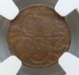 Polska - 1 Grosz 1928 - NGC - MS62 BN