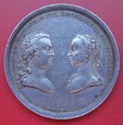 Polska/Francja medal zaślubinowy 1747