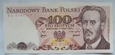 Polska 100 Złotych 1976 seria BG