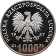 Polska / PRL 1000 złotych XV ZIO 1987 próba