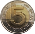 Polska - 5 Złotych 1996