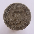 Węgry 10 Krajczarów 1870 KB