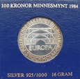 Szwecja 100 Koron 1984 Konferencja Sztokholmska