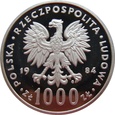 Polska / PRL 1000 Złotych Łabędź 1984 próba