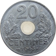 Francja 20 Centimes 1943