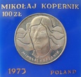 Polska 100 złotych Kopernik 1973 próba