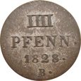 Niemcy 4 Pfennig 1828 B Hannover