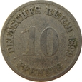 Niemcy 10 Pfennig 1899 D
