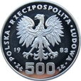 Polska / PRL - 500 Złotych  XXIII Olimpiada Los Angeles  1983 próba