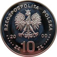 Polska 10 Złotych 2000 Jan Kazimierz półpostać