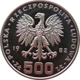 Polska / PRL - 500 złotych Dar Młodzieży 1982 próba