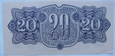 Czechosłowacja 20 Koron 1944 AY Specimen