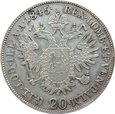 Austria 20 Krajcarów 1845 A