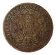 Francja 2 Franki 1871 A