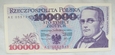 Polska 100 000 Złotych 1993 seria AE