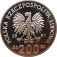 Polska / PRL 200 złotych ME 1987 próba