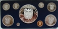 Panama - set 9 monet 1975 PROOF w etui