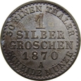 Niemcy 1 Silbergroschen 1870 A Prusy