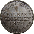 Niemcy 1 Silbergroschen 1870 A Prusy