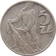 Polska / PRL - 5 Złotych 1958 - wąska ręka