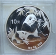 Chiny 10 Yuan 2007 Panda - uncja 999