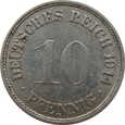 Niemcy 10 Pfennig 1914 F