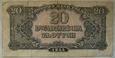 Polska 20 Złotych 1944 seria KE - owe