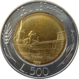 Włochy 500 Lirów 1989