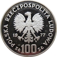 Polska / PRL 100 złotych Żubr 1977 próba