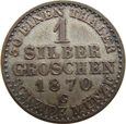 Niemcy 1 Silbergroschen 1870 C Prusy