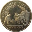 Polska 2 Złote 2001 Kopalnia Soli w Wieliczce