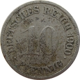 Niemcy 10 Pfennig 1900 G