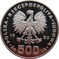 Polska / PRL - 500 Złotych  XXIII Olimpiada Los Angeles  1983 próba