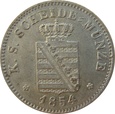 Niemcy Saksonia 2 Neugroschen = 20 Pfennige 1854