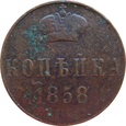 Rosja 1 Kopiejka 1858 B.M. Warszawa