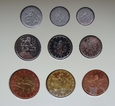 Czechy set monet obiegowych 1993 - 2004 ( G-02D )