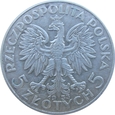 Polska 5 złotych 1933 Głowa Kobiety