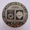 Jugosławia 500 Dinarów 1984 Olimpiada