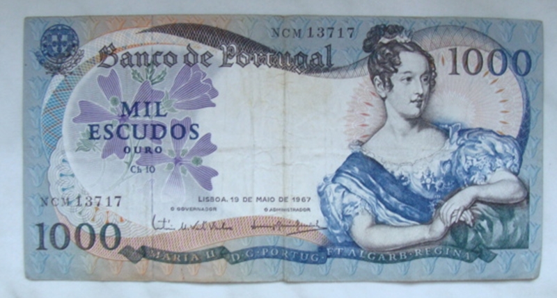 Portugalia 1000 Escudos 1967