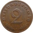 Niemcy 2 Reichspfennig 1936 F