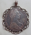 Biżuteria numizmatyczna - zawieszka Maria Teresa - talar 1780