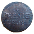 Niemcy Saksonia 1 Pfenig 1808