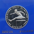 Polska / PRL - 200 Złotych  XXIII Olimpiada Los Angeles  1984