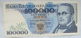 Polska 100 000 Złotych 1990 seria CD