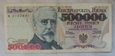 Polska 500 000 Złotych 1993 seria W