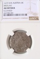 Śląsk 6 Krajcarów 1673 SHS Wrocław - odwrotka - NGC AU 