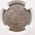 Śląsk 6 Krajcarów 1673 SHS Wrocław - odwrotka - NGC AU 