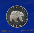 Polska / PRL 100 Złotych Niedźwiedź 1983