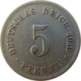 Niemcy 5 Pfennig 1913 J